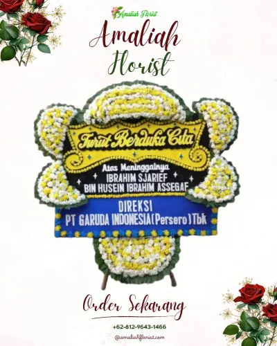Papan Bunga Duka di Pedagangan